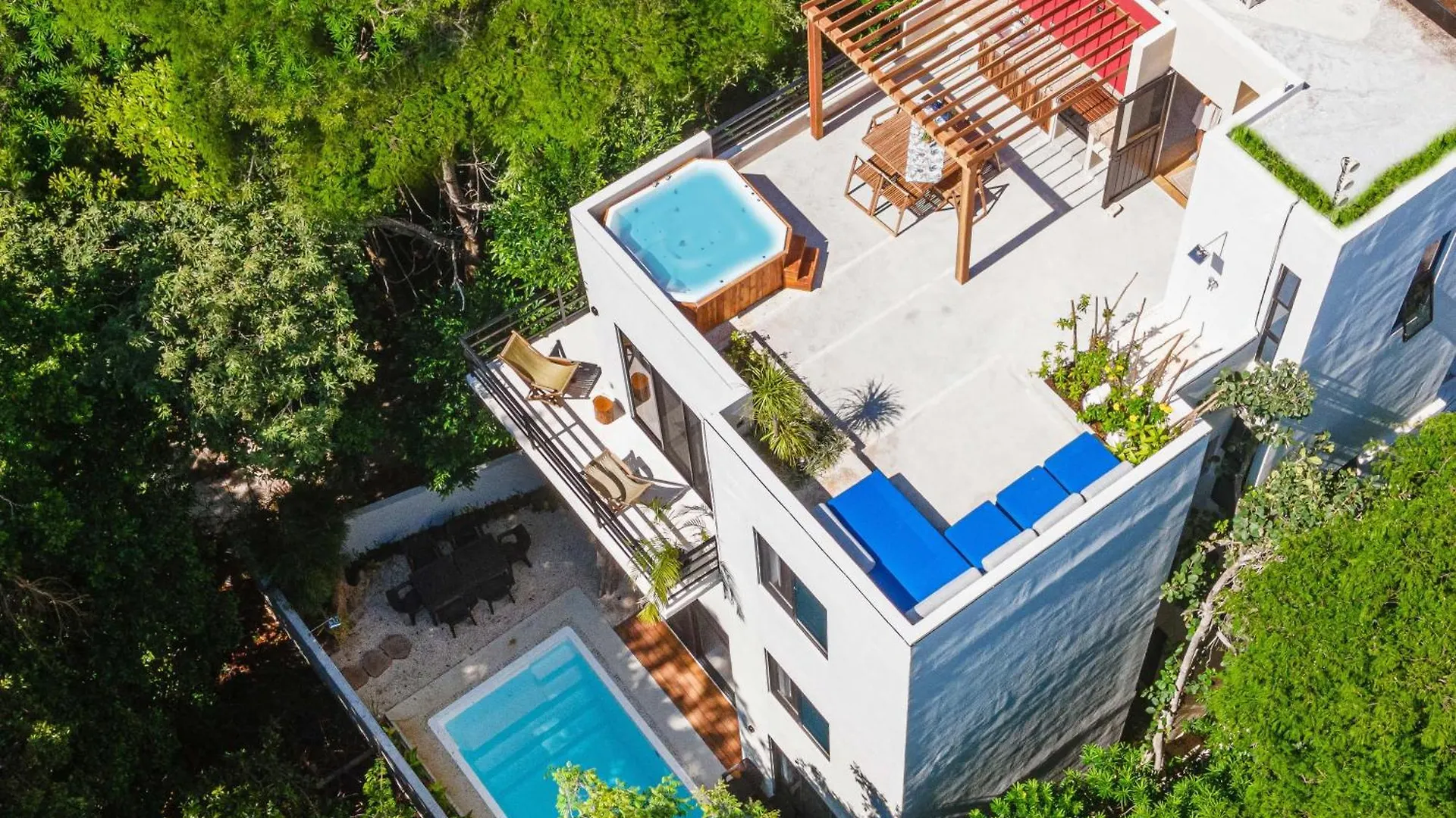 Villa Prince, Loft & Rooftop, Private Pool & Jaccuzi Riviera Maya Puerto Morelos